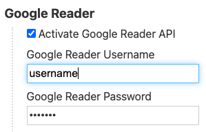 Google Reader API